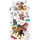 Paw Patrol Grid Kinder-Bettwäsche-Set 100×140cm, 40×45 cm