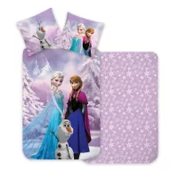   Disney Eiskönigin Snowy Kinderbettwäsche 100×140 cm, 40×45 cm
