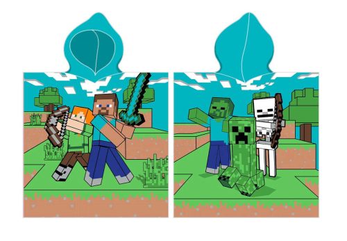 Minecraft Diamond Defender Strand-Poncho-Handtuch 50x115 cm