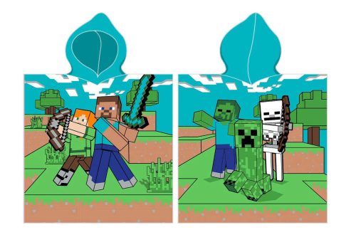 Minecraft Field Strandtuch, Poncho 50x115 cm