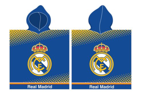 Real Madrid Blue Strandtuch Poncho 55x110 cm