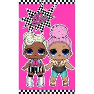   LOL Surprise Hey Doll Handtuch, Gesichtstuch, Handtuch 30x50 cm