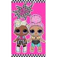 LOL Surprise Hey Doll Handtuch, Gesichtstuch, Handtuch 30x50 cm