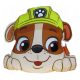 Paw Patrol Rubble Dekokissen 40x37 cm Velours