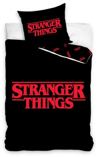 Stranger Things Titel Bettwäsche 140×200cm, 70×90 cm