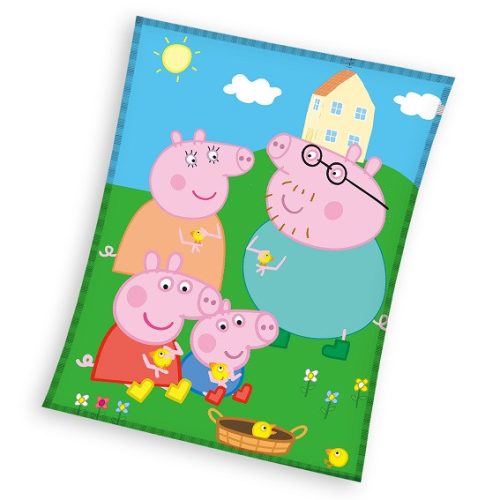Peppa Wutz Picnic coral fleece Decke 150x200cm