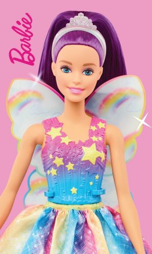 Barbie Fairy Handtuch, Gesichtstuch 30x50 cm