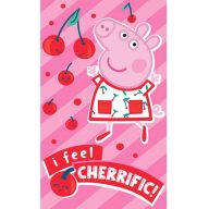   Peppa Wutz Cherrific  Handtuch, Gesichtstuch, Handtuch 30x50 cm