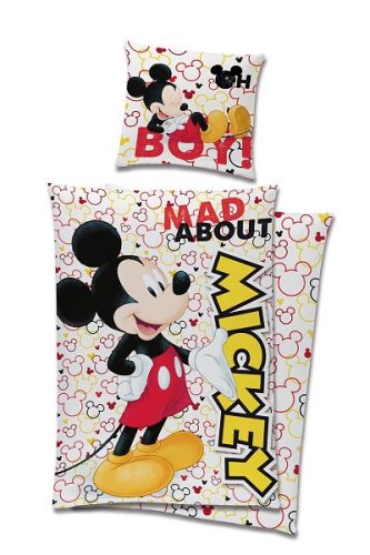 Disney Mickey Mad Bettwäsche 140×200 cm, 70x90 cm