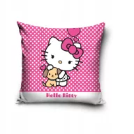 Hello Kitty Puppy Samtkissenbezug 40x40 cm