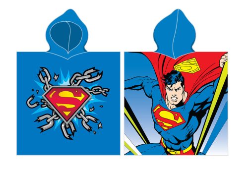 Superman Chain Strandtuch Poncho 55x110 cm