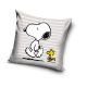 Snoopy Woodstock Samt Kissenbezug 40x40 cm