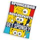 SpongeBob Schwammkopf Get Spongey Coral Fleece Decke 130x170cm
