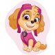 Paw Patrol Skye Formkissen, Zierkissen 40x32 cm Velour