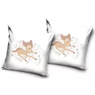 Disney Bambi Samt Kissenbezug 40x40 cm