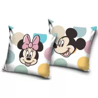 Disney Minnie  Mickey Kissenbezug 40x40 cm Velours