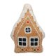 Weihnachten Sweet Lebkuchenhaus Dekoratives Kissen, Samt