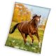Pferd Gallop coral fleece Decke 150x200cm