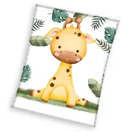 Giraffe Necky Koralle Fleece-Decke 110x140cm