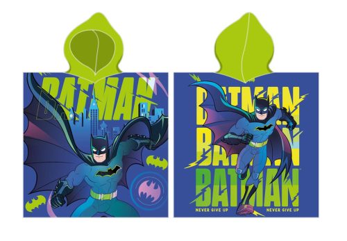 Batman Never Give Up Strandtuch Poncho 55x110 cm