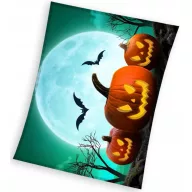 Halloween Moon Korallenfleece-Decke 150x200cm