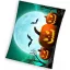 Halloween Moon Korallenfleece-Decke 150x200cm