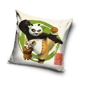 Kung Fu Panda Training Kung Fu Panda Kissenbezug 40x40 cm Samt