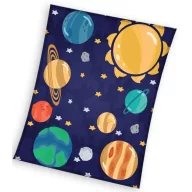 Platz Kosmos coral fleece Decke 130x160cm