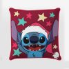 Disney Lilo und Stitch Star Weihnachtskissenbezug 40x40 cm Samt