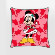   Disney Minnie  Holly Weihnachten Dekokissenbezug 40x40 cm Samt
