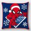 Spiderman Snowflakes Weihnachten Kissenbezug 40x40 cm Samt
