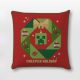 Minecraft Creeper Holiday Weihnachts Dekokissenbezug 40x40 cm Samt