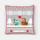 Minecraft Holiday Weihnachten Kissenbezug 40x40 cm Samt