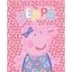Peppa Wutz Dots Flanell-Fleecedecke 130x160cm