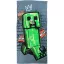 Minecraft Metro Art Creeper Badetuch, Strandtuch 70x140cm