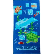 Minecraft Aquatic Badetuch, Strandtuch 70x140cm