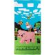 Minecraft Piggy Ride Badetuch, Strandtuch 70x140cm