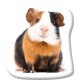 Tiere Tricolor Meerschweinchen-förmiges Zierkissen 37x35 cm Samt