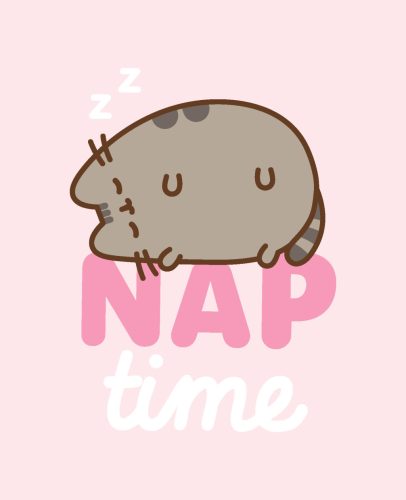 Pusheen, die Katze Nap Time Flanell-Fleecedecke 130x160cm