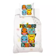 Pokémon Rocks Bettwäsche 140×200cm, 70×90 cm