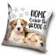 Hund Home Kissenbezug 40x40 cm Velour