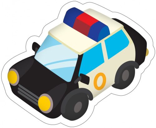 Polizei Autoform Dekokissen 36*24 cm