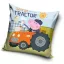 Peppa Wutz George's Tractor Velour-Kissenbezug 40x40 cm