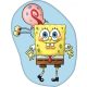 SpongeBob Schwammkopf Formkissen, Zierkissen 39*42 cm