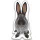 Hase S-förmiges Dekokissen 22*36 cm
