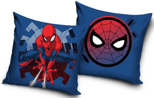 Spiderman Mask  Samt Kissenbezug 40x40 cm