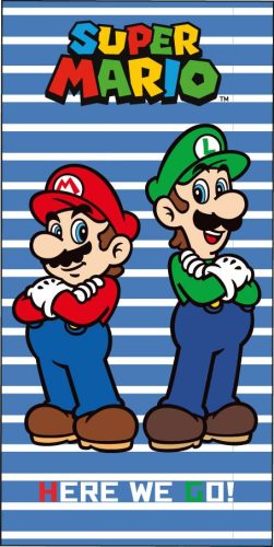 Super Mario Here We Go Badetuch, Strandtuch 70x140cm