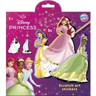   Disney Prinzessin Fairytale Kratzer Kunst-Aufkleber, 5 Stück