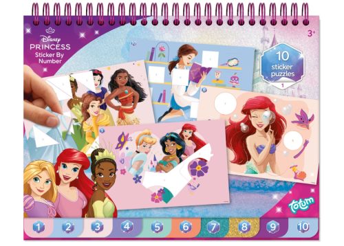 Disney Prinzessin Sprinkle Party Story Puzzle-Aufkleber und Malset