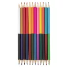 Farbe Moxy Doppelseitiges Bleistift-Set, 12-teilig